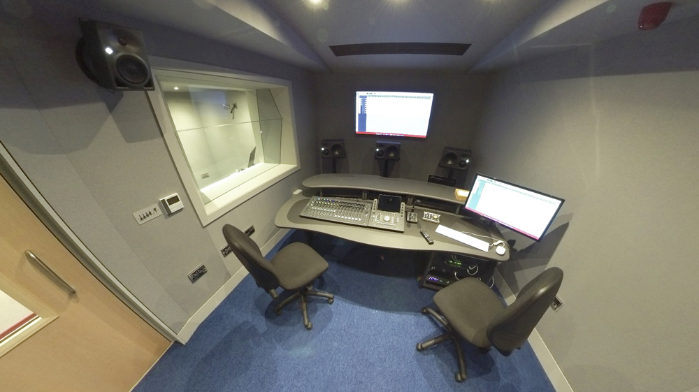 Surround sound studio and voiceover booth