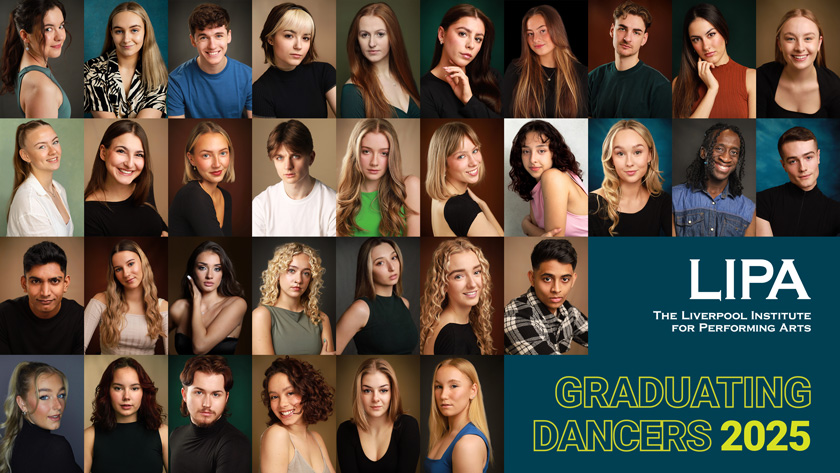 Collage of headshots of our 2025 graduating Dancers